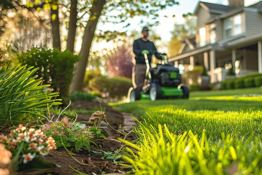 self propelled battery powered lawn mower